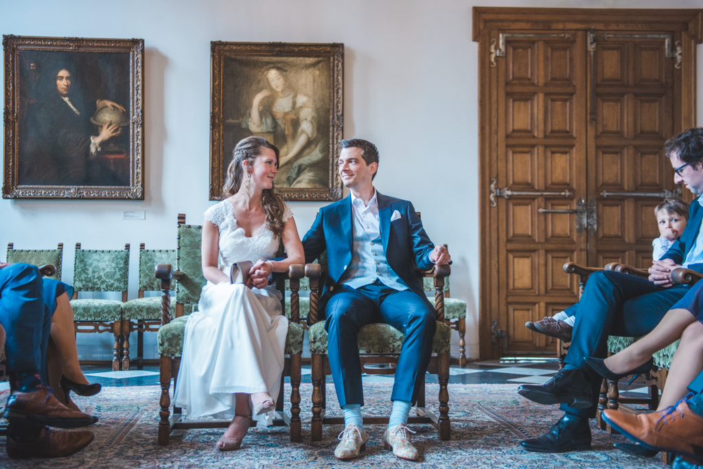 Wedding photography in Delft City Hall